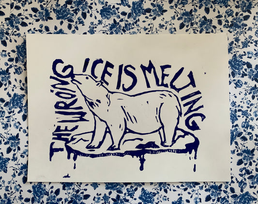 Polar Bear Anti-ICE Print
