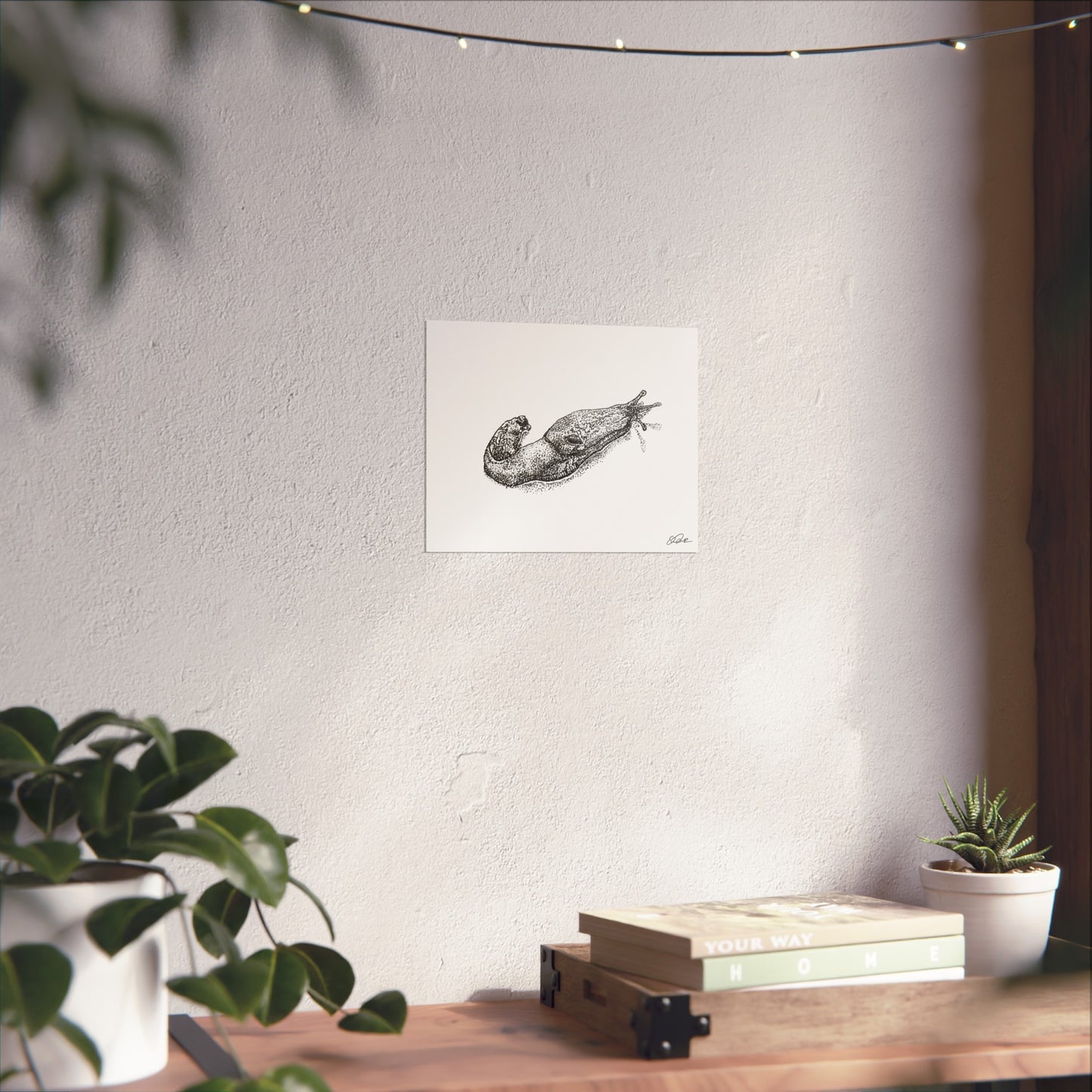 Banana Slug Stipple