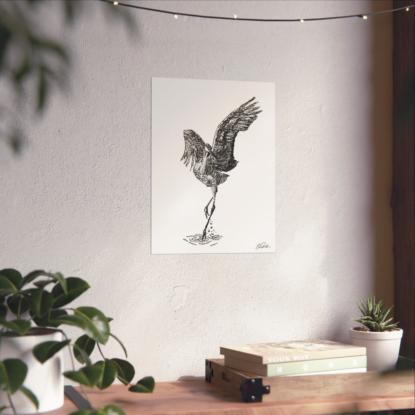 Sandhill Crane Scientific Name Print
