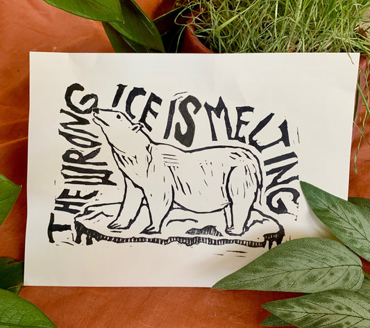 Polar Bear Anti-ICE Print