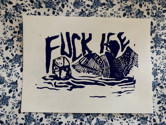 Loon Anti-ICE Print