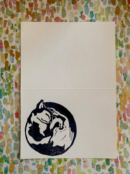 Cat Stamped Card