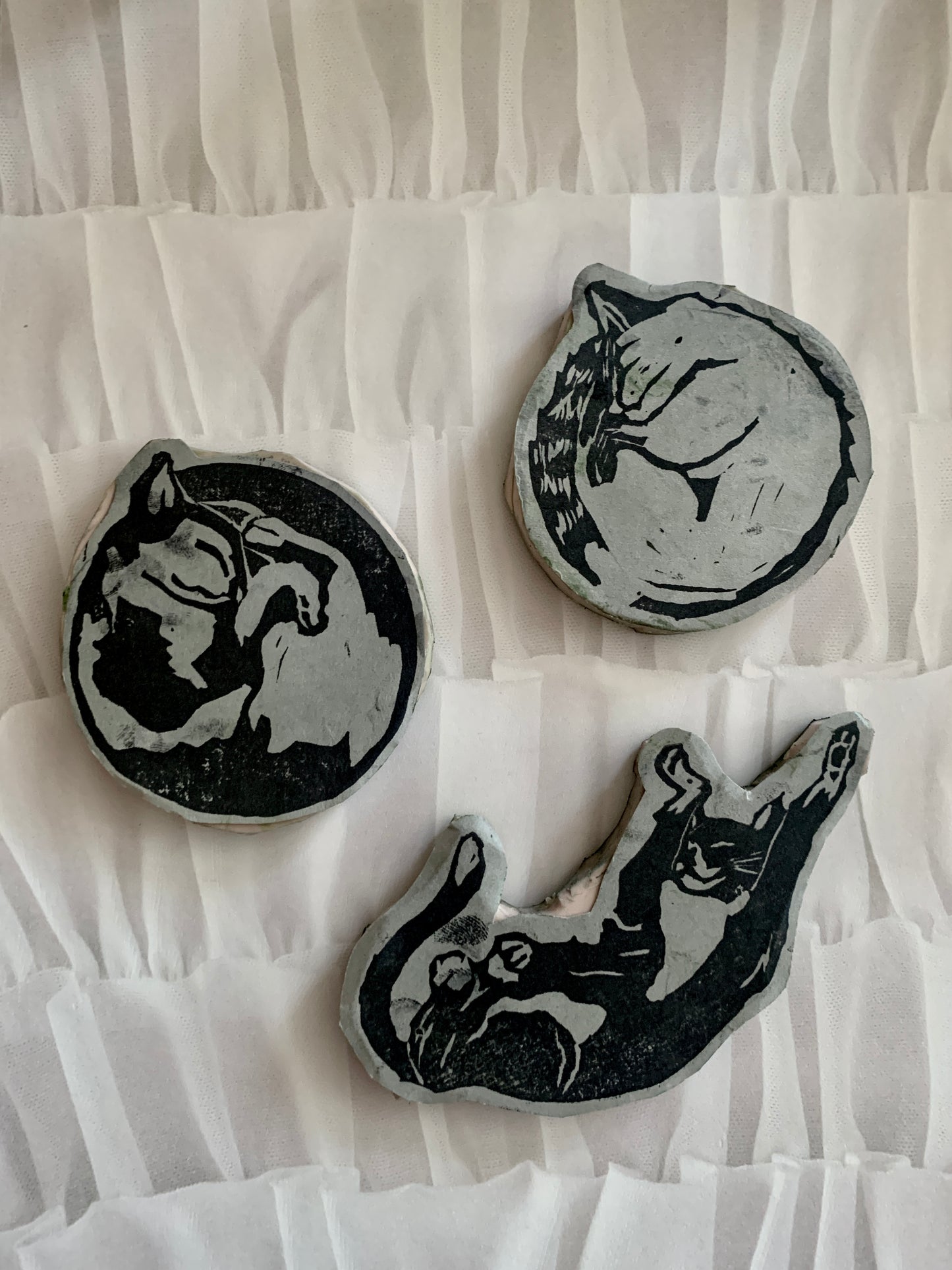 Cat Stamped Card