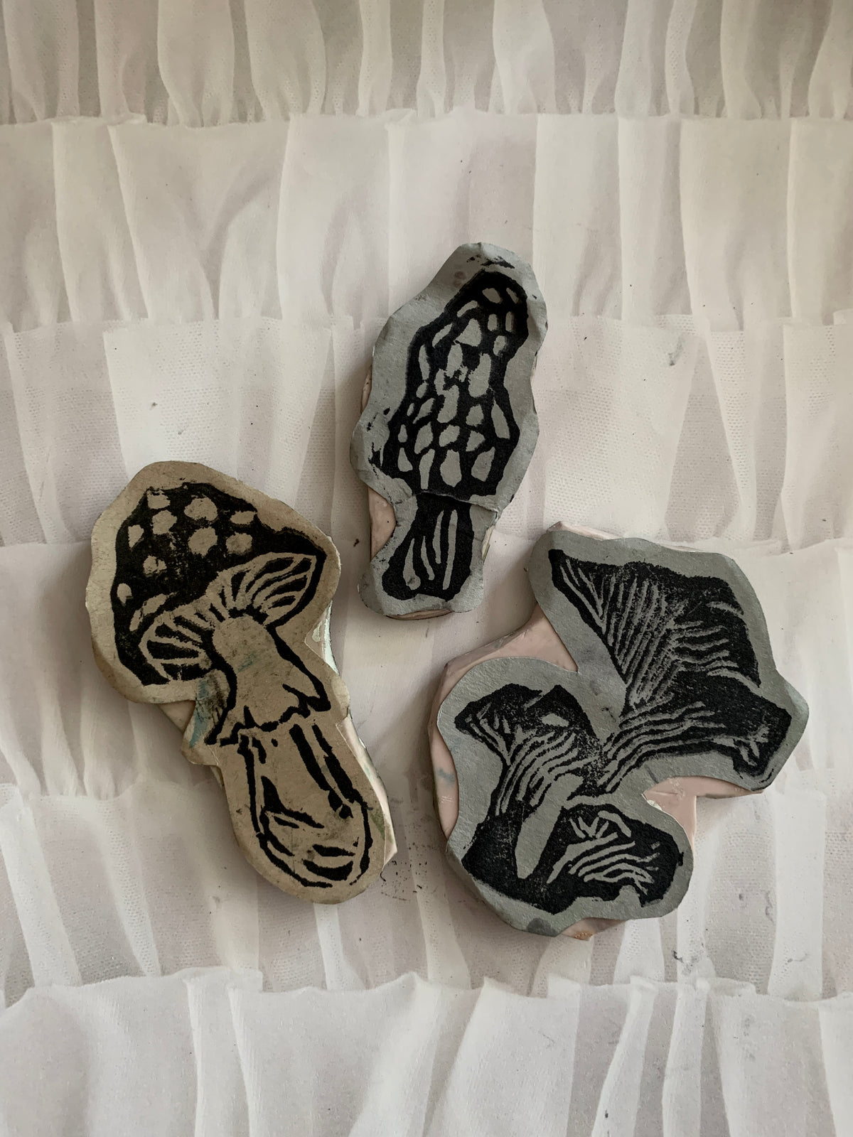 Mushroom Stamped Card